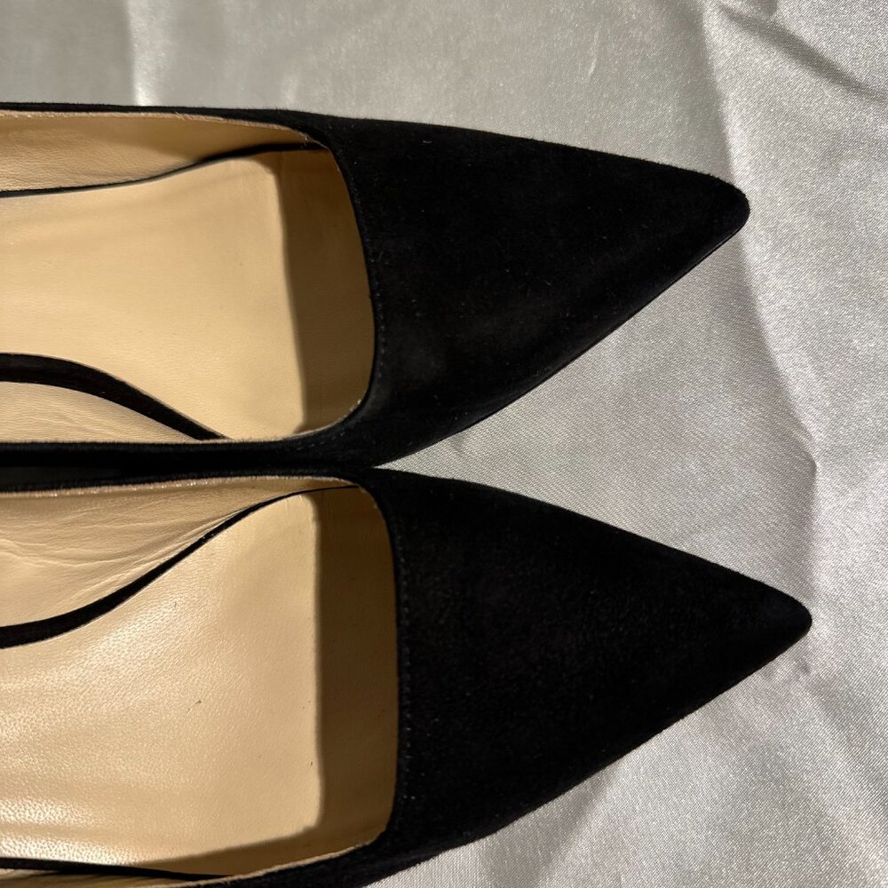 Everlane Black Suede Heels – Size 7.5 - Picture 3 of 7
